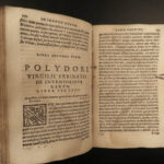 1576 Polydore Vergil BANNED BOOK Inventions Discovery Science Economics Italian