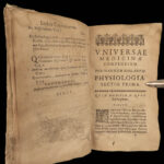 1626 MEDICINE 1ed Jean Riolan Universal Compendium Physiology Anatomy Health