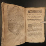 1626 MEDICINE 1ed Jean Riolan Universal Compendium Physiology Anatomy Health