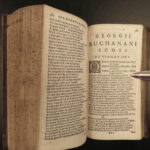 1665 Scottish George Buchanan De Sphaera Mundi Astronomy Psalms Scotland Poems