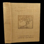 1908 1ed SHAKESPEARE Midsummer Nights Dream Arthur Rackham ART Romance Comedy