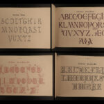 1863 Penmanship Delamotte Ornamental Alphabets Anglo-Saxon Writing Calligraphy