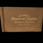 1863 Penmanship Delamotte Ornamental Alphabets Anglo-Saxon Writing Calligraphy