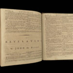 1788 BIBLE + Apocrypha Illustrated ART Psalms Birmingham England Pearson KJV