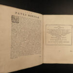 1684 ROME History by Dutch Paulus Merula LAW Seneca Valerius Maximus LIVY Popes