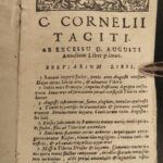 1691 TACITUS Annals Histories Germania Roman Empire Nero Rome Classical Latin