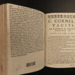 1691 TACITUS Annals Histories Germania Roman Empire Nero Rome Classical Latin
