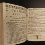 1691 TACITUS Annals Histories Germania Roman Empire Nero Rome Classical Latin