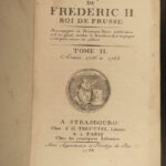 1788 Life of Frederick II of Prussia Germany WARS Austria Politics 4v Laveaux