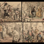 1850 Comic History of England Leech COLOR Illustrated Literature Victorian ART