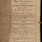 1708 ENGLISH 1ed Art of Cookery Satire Humor Recipes Food Cuisine Cooking Health