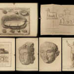 1785 Archaeology Irish Ship Temples ROME Colosseum Zingara Gypsy Archery Druids