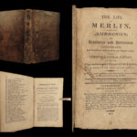 1812 Life of MERLIN Ambrosius King Arthur Prophecy Sorcery MAGIC Necromancy