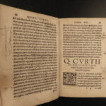 1538 Alexander the Great Quintus Curtius Rufus Military Conquest Greece Erasmus