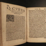 1538 Alexander the Great Quintus Curtius Rufus Military Conquest Greece Erasmus