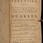 1783 QUAKER William Penn Barclay Pike Revolutionary War Americana Adams USA