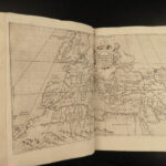 1620 TACITUS Annals Roman Empire Nero Rome Agricola FAMOUS MAP Italian Canini
