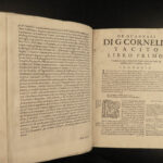 1620 TACITUS Annals Roman Empire Nero Rome Agricola FAMOUS MAP Italian Canini