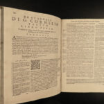 1620 TACITUS Annals Roman Empire Nero Rome Agricola FAMOUS MAP Italian Canini