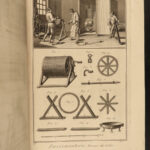 1778 Diderot Encyclopedia Plates TEXTILES Silk Wool Weaving Sewing Embroidery