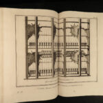 1778 Diderot Encyclopedia Plates TEXTILES Silk Wool Weaving Sewing Embroidery
