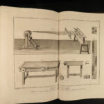 1778 Diderot Encyclopedia Plates TEXTILES Silk Wool Weaving Sewing Embroidery