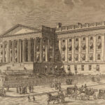 1888 Picturesque Washington DC United States Capital White House Illustrated
