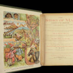 1890 Story of Man CHINA India Egypt Sphinx Africa INDIAN Stone Age Occult Pagans