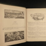 1890 Story of Man CHINA India Egypt Sphinx Africa INDIAN Stone Age Occult Pagans