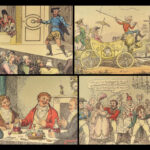 1892 Limited 1st ed Cruikshankian Momus George Cruikshank Comic ART Illustration