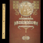 1906 HUGE FOLIO New York City Guidebook Manhattan 400 Photographs Moses King
