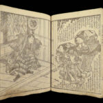 1860 Japanese Shaka Hasso Buddha Samurai Color Illustrated Woodblock Buddhism