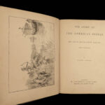 1887 1ed American INDIANS Prehistoric Animals Pocahontas Pontiac Columbus Navajo