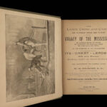 1893 Mississippi Cross & Canoe INDIANS Daniel Boone Columbus Cortez Fremont