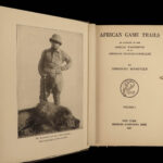 1923 Theodore Roosevelt Rough Riders Outdoor Pastime African Game Trails Hunting