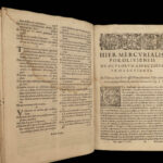 1590 MEDICINE Eye Diseases Mercuriale Oculorum + 1616 Julius Gustavinii Geneva