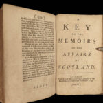 1714 1ed Jacobite SPY George Lockhart Treaty Union Scotland Melville PROVENANCE