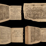 1782 HOLY LAND Maps Jerusalem Erhard Christian Hausbuch German Bible Devotional