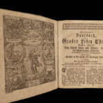 1782 HOLY LAND Maps Jerusalem Erhard Christian Hausbuch German Bible Devotional