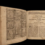 1782 HOLY LAND Maps Jerusalem Erhard Christian Hausbuch German Bible Devotional