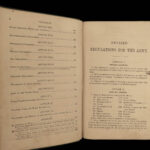 1861 CIVIL WAR US Army Regulations Military Tactics Union Confederate 1864 RARE