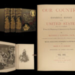 1894 Our Country Colonial Americana Revolutionary & Civil War 3v SET Lossing
