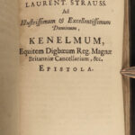 1661 Digby Philosophy Magnetism Alchemy Medicine Theatrum Sympatheticum Magic