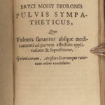 1661 Digby Philosophy Magnetism Alchemy Medicine Theatrum Sympatheticum Magic