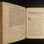 1672 Browne Pseudodoxia MAGIC Science Magnetism Witches Unicorns Religio Medici