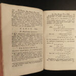 1770 RARE Geometry Analysis Italian Mathematics Institutiones Analyticae PLATES