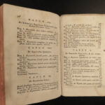 1770 RARE Geometry Analysis Italian Mathematics Institutiones Analyticae PLATES