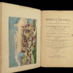 1860 World History San Francisco California Americas Europe Asia Africa 2v SET