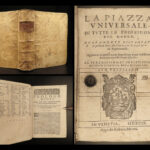 1599 Garzoni Professions of Italy MAGIC Astrology Alchemy Sorcery Conjurors RARE