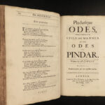 1681 Abraham Cowley English Poetry Mistress Motto Pindar Ode Davideis FOLIO